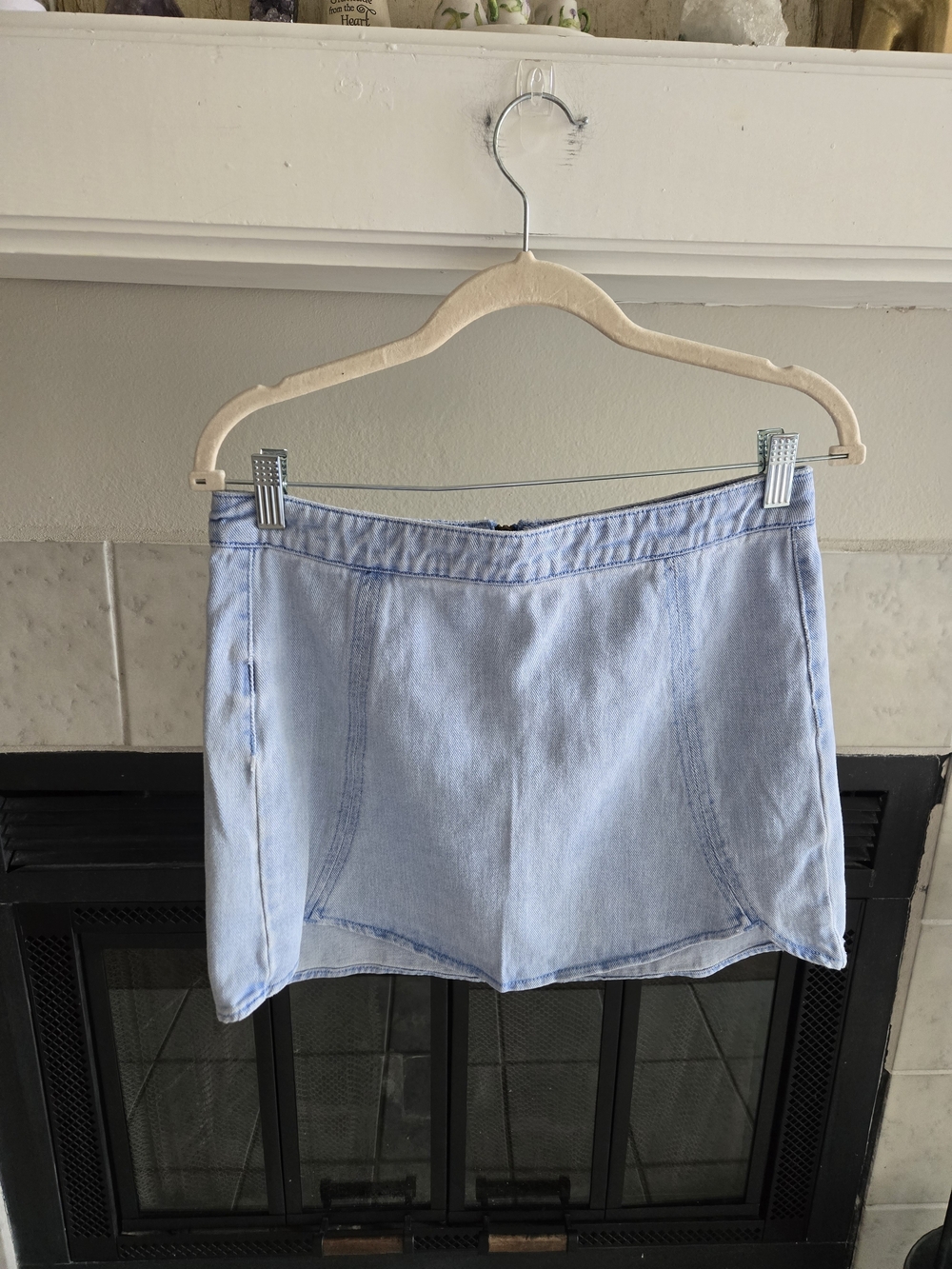 PacSun Light Blue Denim Skirt